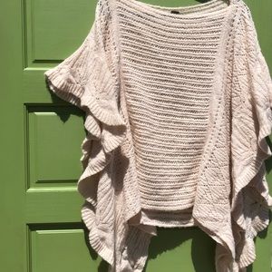 Pullover/poncho style sweater